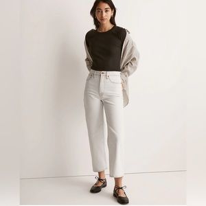 Madewell Perfect Vintage Wide Leg Crop Jean. Edmunds Wash.